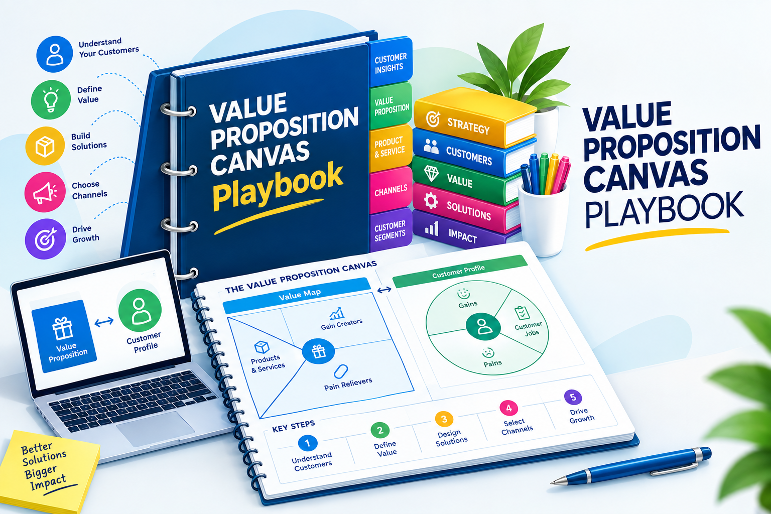 Value Proposition Canvas Playbook (Startup Template Toolkit 02)